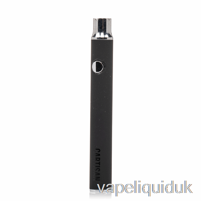 Cartisan Button VV 350 510 Battery Black Vape Liquid